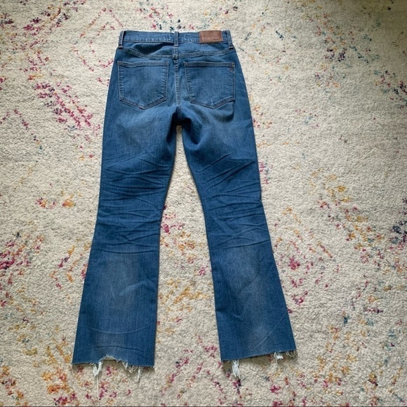 Madewell Cali Demi-Boot Jeans in Bronson Wash: Button-Front Edition sz 24 - Picture 6 of 6